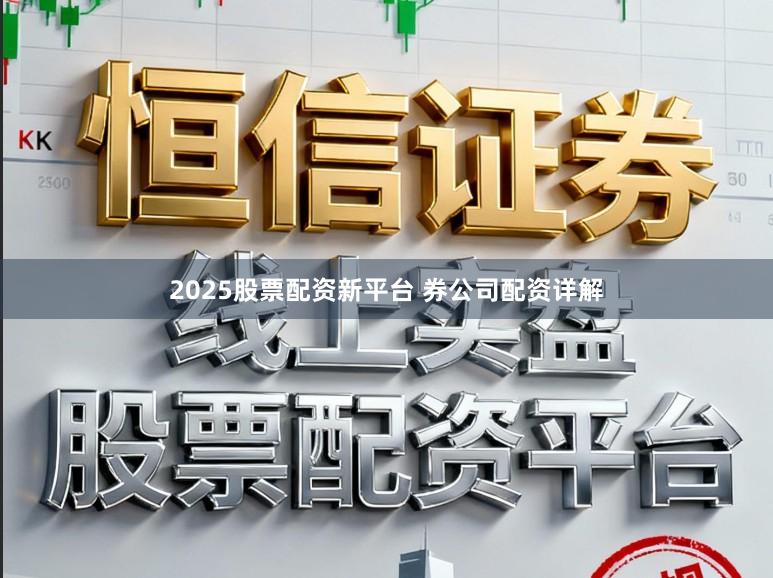 2025股票配资新平台 券公司配资详解